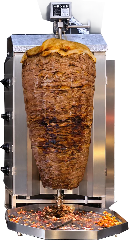 Yaprak Döner Spiess mit geschichtetem Kalbfleisch